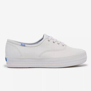 Keds The Platform Leather Lace Up